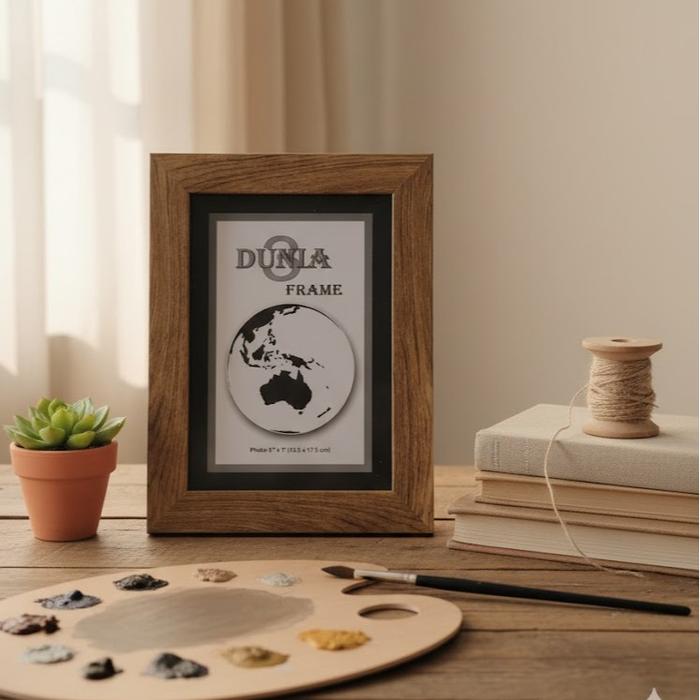 Gambar Frame/Figura/Bingkai 5R Motif Wood 12.5 x 17.5 cm Free BubbleWrap dari KnRAcc Kota Bandung Tokopedia