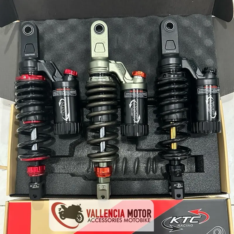 Shockbreaker Tabung KTC EXTREME Original 300mm 325mm Matic Mio,Vario, Beat, Xride Adjustable Rebound KTC Laser Shock Ktc Extreme Asli Motor