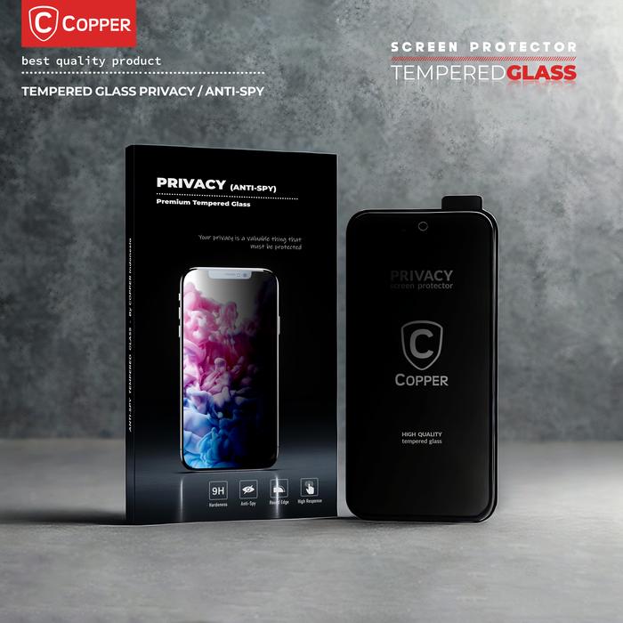 Gambar Samsung A03 Core - COPPER Tempered Glass PRIVACY ANTI SPY dari Copper Official Balikpapan Kota Balikpapan Tokopedia
