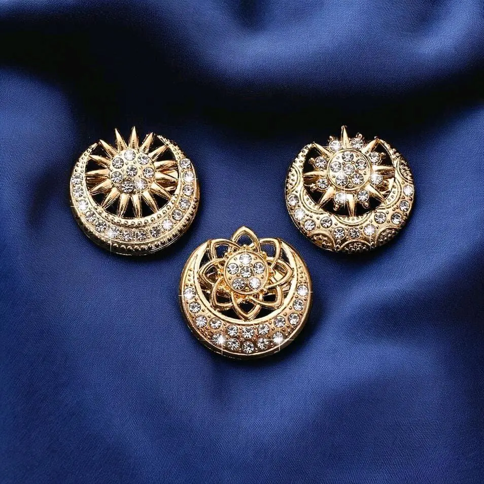 PIN BROS HIJAB DADA GOLD UKURAN 2,4 CM