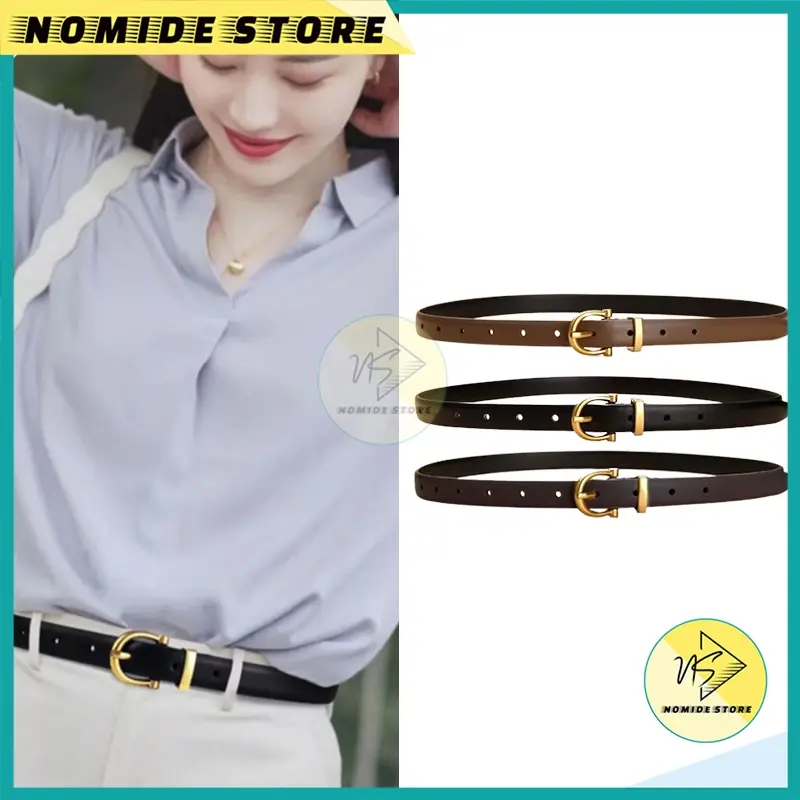 Ikat Pinggang Wanita Kulit Gesper Sabuk Fashion Korea Elegant Premium Aksesoris Gaya Casual Import Outfit