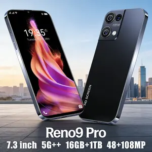 [FREE ONGKIR] HP OP Reno9 Pro 12/256GB Handphone Original 7.3" Layar 33W Charging 50MP OIS Kamera NFC Anti Air Free Screen Protector