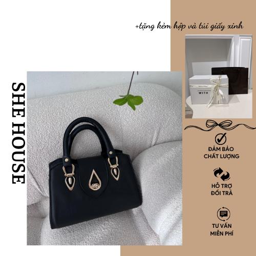 Túi xách nữ Da cầm tay kèm dây đeo chéo thích hợp làm quà tặng mẹ | Túi xách She House