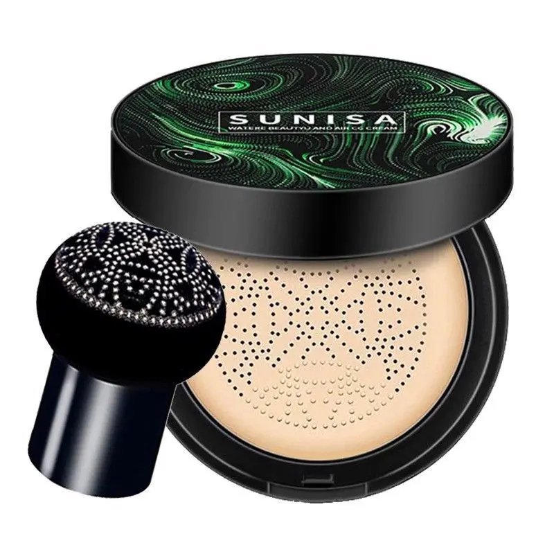 SUNISA HEAD MUSHROOM BB Cushion Waterproof untuk Menutupi Kulit - Foundation, bisa untuk Concealer Wajah 4