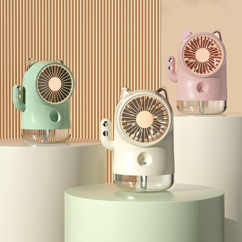 [3 for price of 2] Fortune Cat Portable Humidifier and Table Fan 0