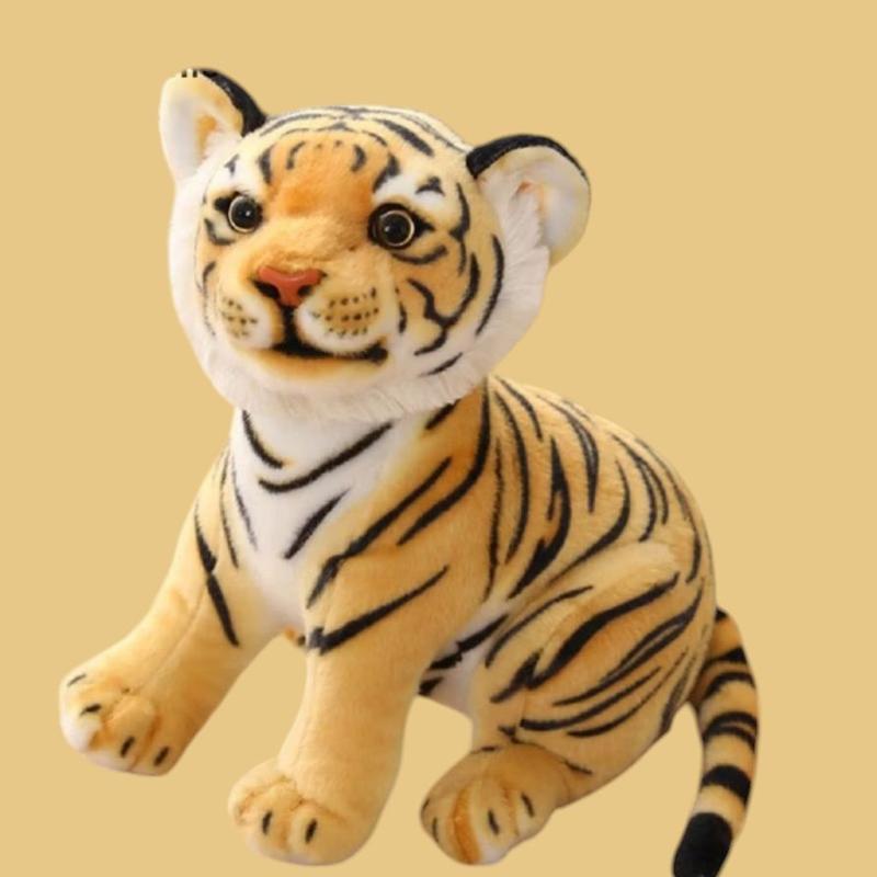 Boneka harimau baby tiger Sumatra cute YELVO PRINT 40CM Lembut Berkualitas SNI 3