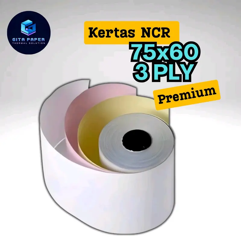 KERTAS STRUK KASIR NCR 3 PLY DOT MATRIX PRINTER KASIR Nota 1