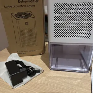 HAN RIVER Dehumidifier 1L Pemurni Udara dan Penyerap Kelembapan 2 in 1 Daya Rendah dan Senyap 22.5W