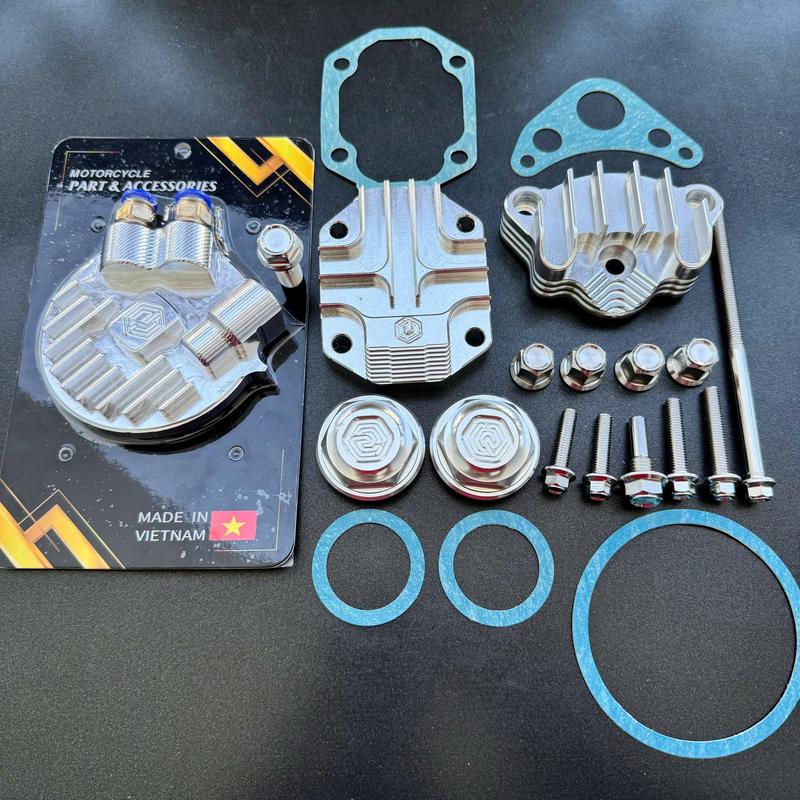 Nắp Đầu Lòng Wave Dream CNC kèm Ron ỐC INOX 304 THÁI V3 - Sản phẩm chính hãng Phụ Tùng Phụ Kiện