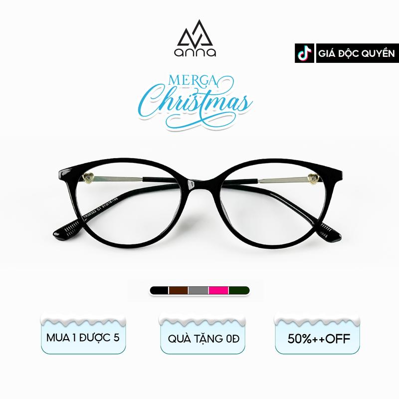  Gọng Kính ANNA Unisex Chất Liệu Nhựa Dáng Mắt Mèo Cá Tính 30323 