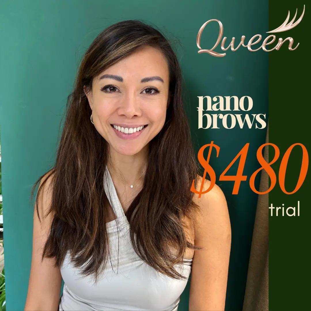 Qween Nano Brow embroidery trial 1 session Physical voucher