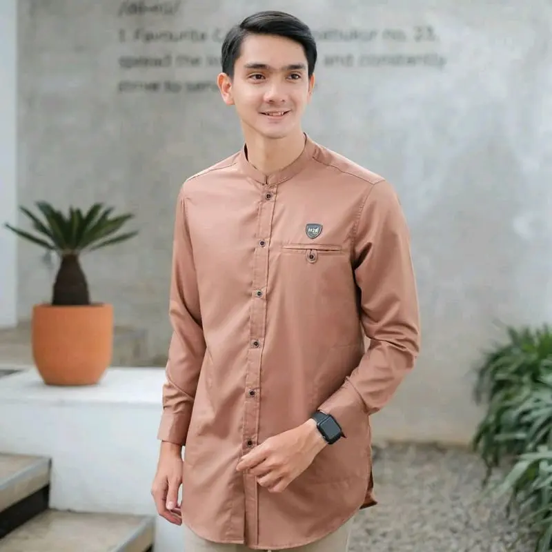 Baju Muslim Koko Kurta Lengan Panjang Premium untuk Pria - Remaja, Dewasa, Atasan 0