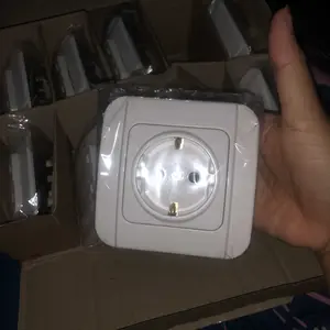 Broco Saklar Engkel G16155SS & Stop Kontak G15155S Galleo Series Warna Snow White Pemasangan Tertanam IB