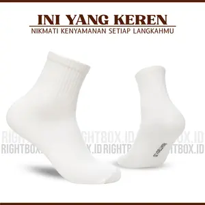 Rightbox, Kaos Kaki Sport Pendek Diatas Mata Kaki, One Size Dewasa