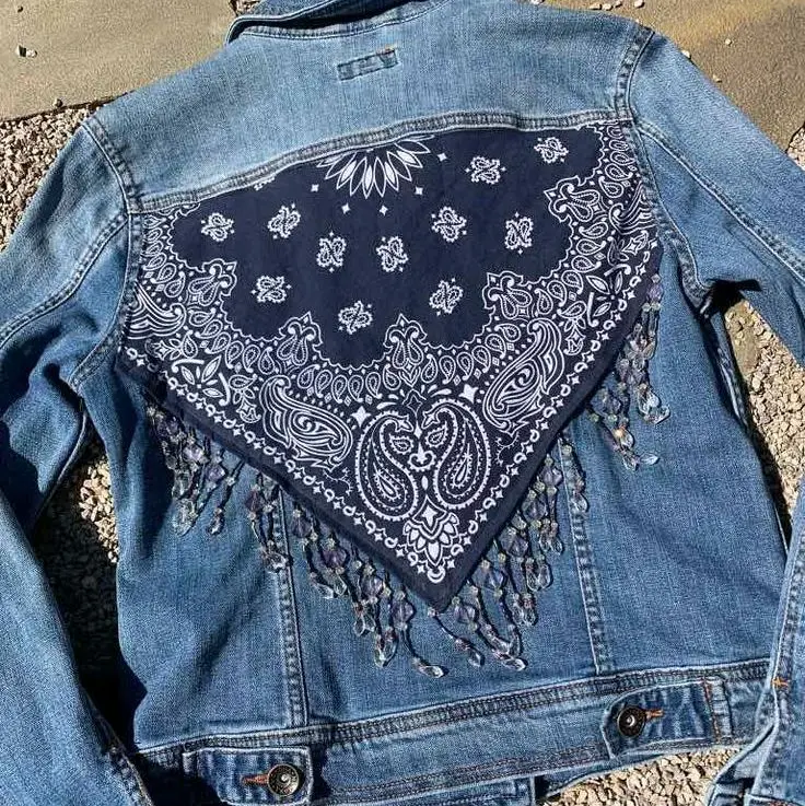 Jaket Jeans Pria Wanita Random