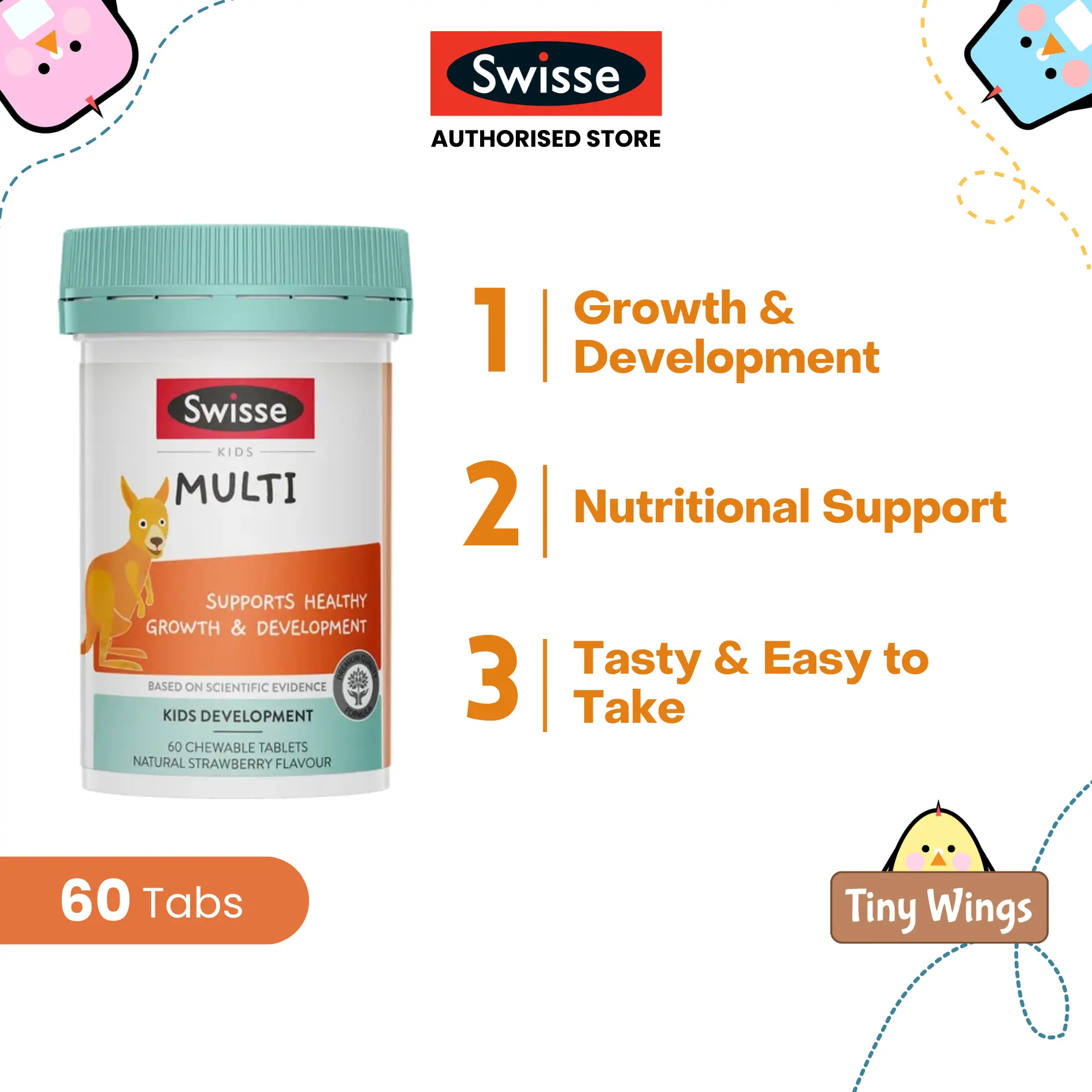 Swisse Kids Multivitamin 60 tabs