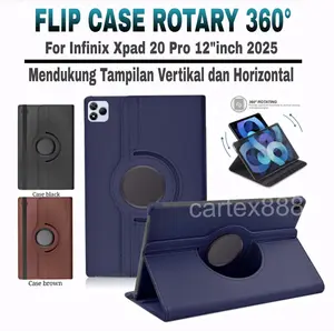 Case Rotary for infinix Xpad 20 Pro 12.0"inch 2025 / case for infinix xpad 20 pro \ case for infinix pad 20 pro / case tablet for infinix xpad 20 pro / casing for infinix xpad 20 pro \ casing tab for infinix xpad 20 pro \ for Infinix Xpad 20 Pro