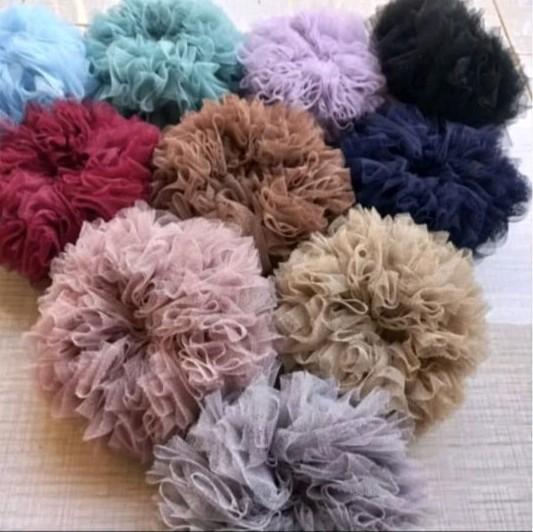 Cepol Hijab Bahan Tile Halus Dan nyaman Dipakai Terlaris banget Muslim Scrunchies 3