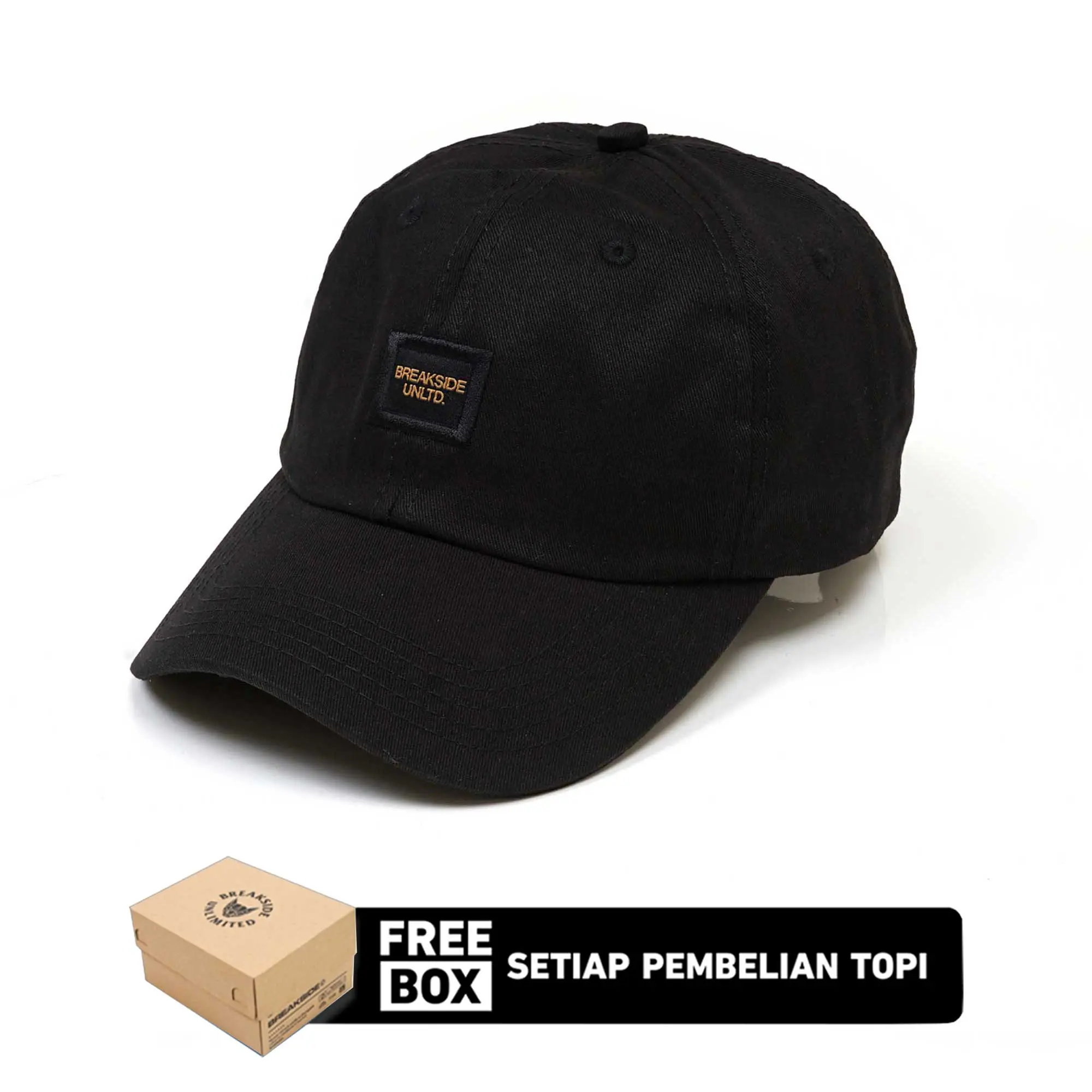 Breakside Polo Cap His - Black