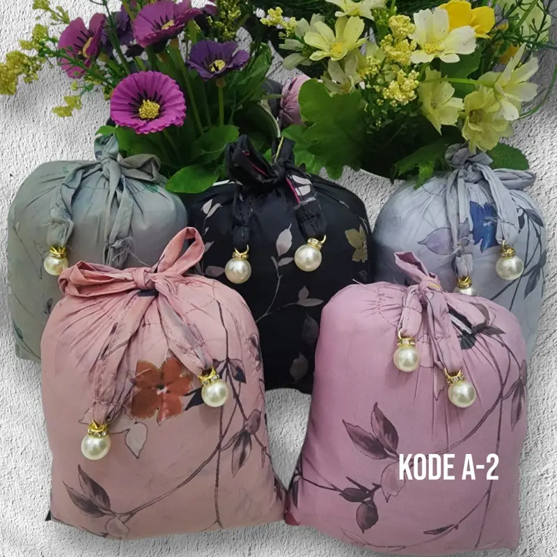 BB 150kg Dijamin Muat Marisa Mukena Traveling Super Jumbo Bahan Parasut Koreha Pouch Mini Dewasa Panjang 2