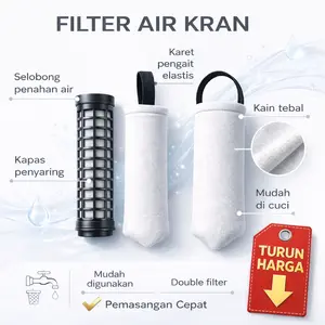 Filter bag Filter Saringan Penjernih Air Keruh untuk kran filter keran saringan air murah