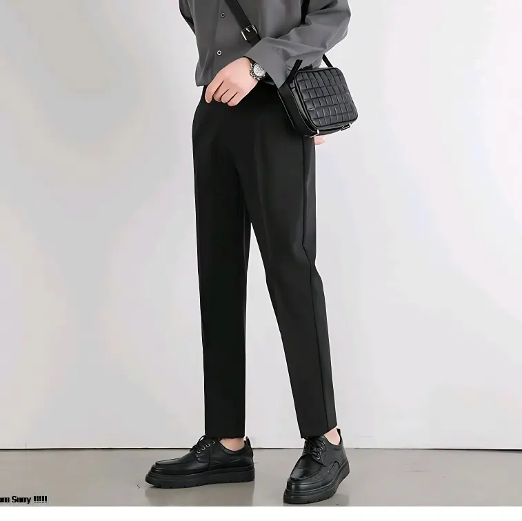 Celana Formal Pria Dewasa Slim Fit Original Bahal Wool Hitam celana bahan kerja outfit  corporate Celana Formal Celana Formal Slimfit Kantor Panjang Casual Cowok Navy Semi 2