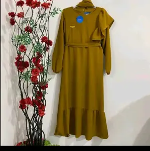 Gamis Putih Anak Perempuan Model Terbaru 2024 dengan Set Hijab - Wanita, Lebaran