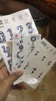 Product Review of tato temporer premium tatto kecil semi permanen tattoo fruit ink aesthetic planet Temporary from h**h 0