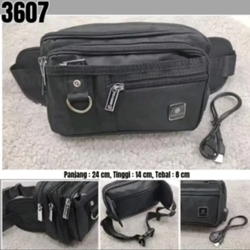 Tas slempang polo danny multifungsi Tas pinggang original tas pria 4