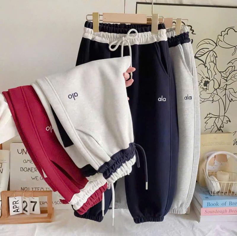 Quần nỉ bông 14-48kg cho bé trai và bé gái chất nỉ bông đẹp dày dặn giữ ấm mẫu ALA. Quần nỉ cho bé quần dài giữ ấm mã A02