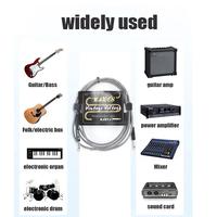 Gambar KAWES Kabel Gitar & Bass 3M/6M Jack Gitar Jack Bass Kabel Gitar Bahan Tembaga Anti Interference 6.5mm Premium Instrument Cable - 6M dari KAWES.ID Kab. Tangerang 5 Tokopedia