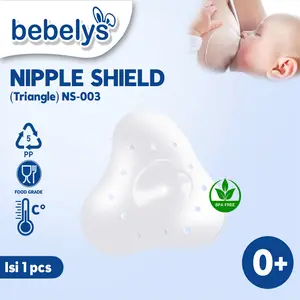 So-Bersih Bebelys Nipple Shield Triangle NS-003 – Pelindung Puting ASI BPA Free (1 pcs)