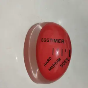 Zoom Tekno Egg Timer Pengukur Kematangan Telur Boiled Alat Kitchenware Sensitif Panas Akurat Berubah Warna