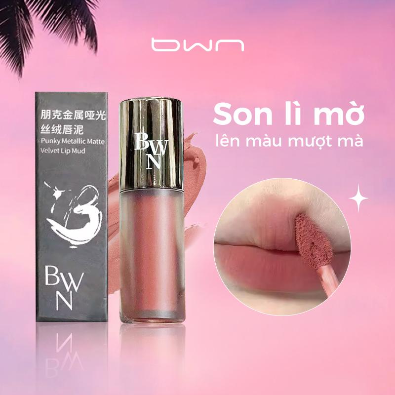 Son Môi Mousse Nhung Hoa Hồng Khói Tông Ngầu Phong Cách Hàn Quốc Nhẹ Như Không Khí Lớp Hoàn Thiện Lì Nhưng Dưỡng Ẩm