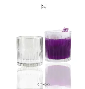 Gelas Picca Citinova 330 ml - Gelas Kaca Estetik - Gelas Cafe Matcha Latte Souvenir [Brand Citinova] [Per pcs / per 6 pcs]