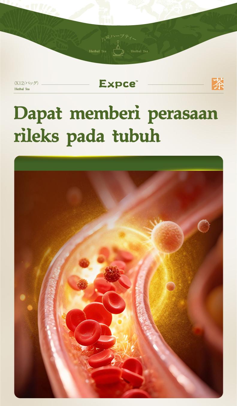 Expce Teh Herbal 12 Sachet, Segar Alami, Relaksasi Setiap Hari