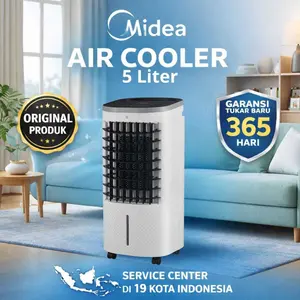 Midea Air Cooler AC100-25B 5L dengan Pendingin Multifungsi 3 Level Adjustable Hemat Energi 65W Produk Baru