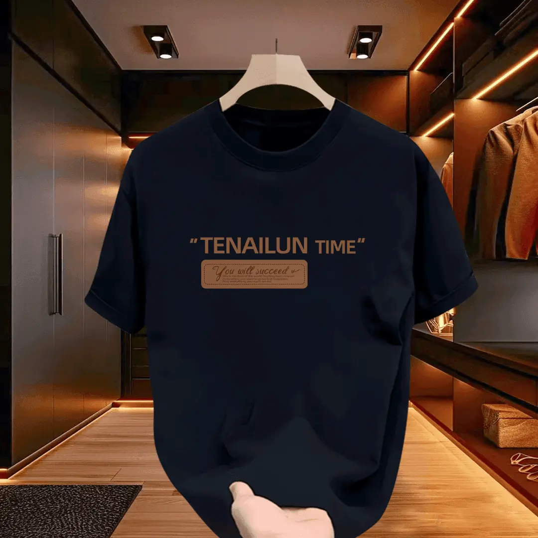 T-shirt Custom Streetwear Tampilan Mode yang Nyaman dan Stylish - Pria