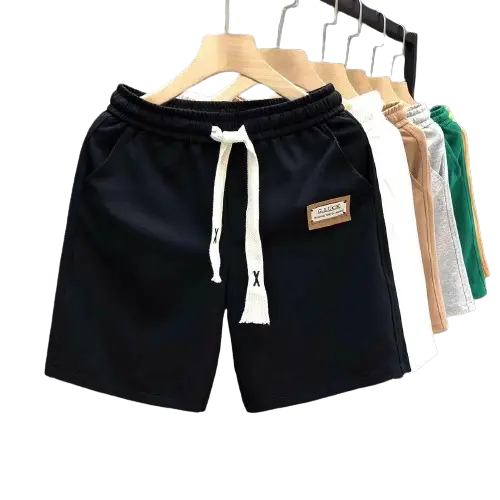 Quần Soóc Trắng, Đơn Giản Và Dễ Phối Đồ Thương Hiệu Thời Trang Nam, Quần Dài Đến Đầu Gối Mùa Hè, Quần Nửa Thường Ngày Thể Thao, Hàng Mới Về 2024, Dành Cho Nam Menswear