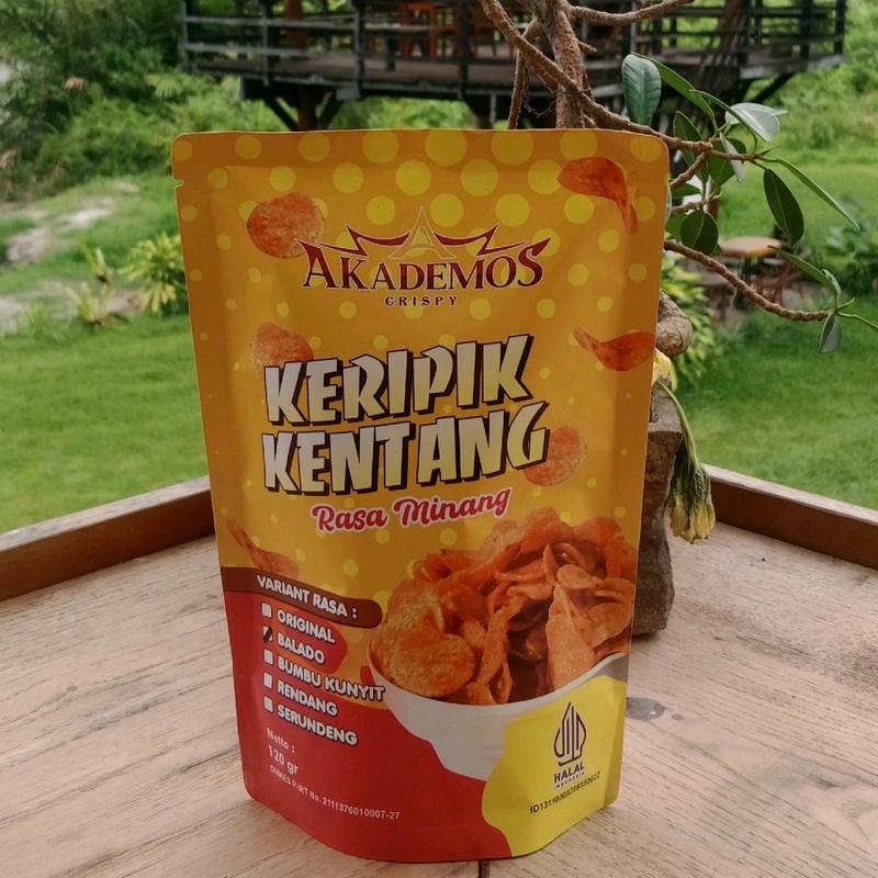 Keripik Kentang Rasa Rendang 120gr 5
