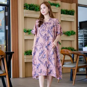 Daster Korea Nanda Jumbo Ruffle Rayon Premium Viral