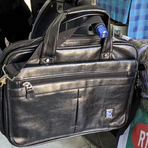 (TRIS) Tas Kantor Polo Hiero 6114 Tas Mesengger Kerja Pria Tas Selempang Kulit Cowok