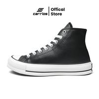 Gambar CARRIOS - Malaka High Leather Black White - Sepatu Sneakers Casual Klasik Pria & Wanita 36 - 46 - BLACK WHITE HI, 36 dari CARRIOS ID Kab. Tangerang 2 Tokopedia