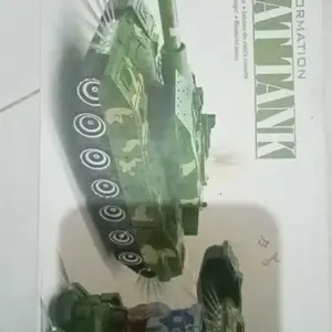 HAPPYTOYS.888 #B71 MAINAN TANK ROBOT / GEAR ROTARY ROBOT TANK LAMPU DAN MUSIK