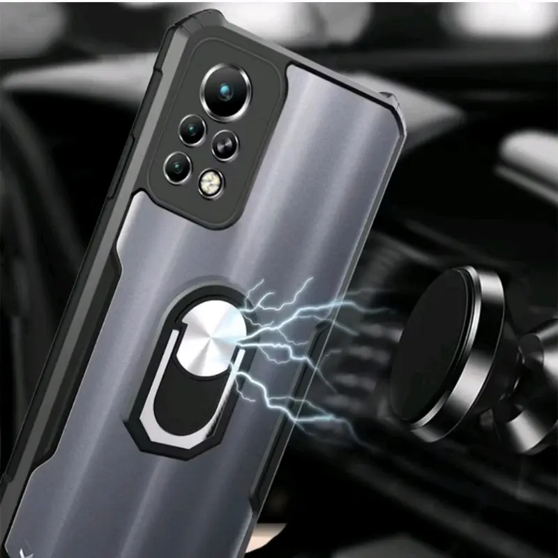 M/C Case For Tecno Spark 20 Pro+ Shockproof Premium Acrylic Transparant 5