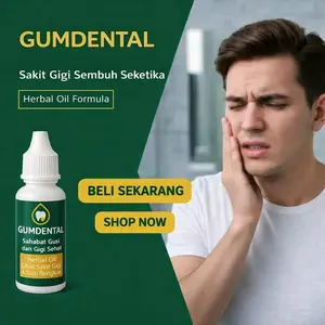 GUMORA Herbal Oil Meredakan Sakit Gigi & Gusi Bengkak Solusi Cepat Atasi Sakit Gigi Memutihkan Mulut