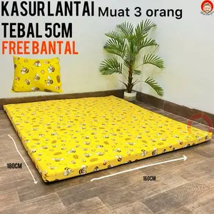 Mbah Blangkon - PROMO !!! KASUR LANTAI FREE BANTAL UK.160x180x5cm TEBAL 5cm | Kasur anak kos | Kasur anak pondok