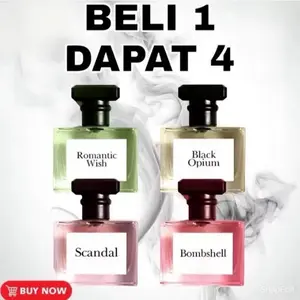 Beli 1 Gratis 4 Parfum Scandalove Jolibliss 35ml Parfum Aroma wanita terlaris Sepanjang Masa