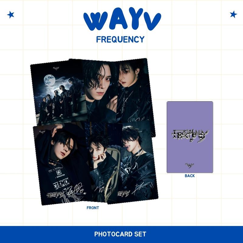 PHOTOCARD WAYV FREQUENCY 2SISI (ISI 6 PCS + LAMINASI 2 SISI) TANDA TANGAN TTD KPOP CARDS IDOL KOREA PREMIUM MURAH UNOFFICIAL KUN TEN WINWIN LUCAS XIAOJUN HENDERY YANGYANG READY STOCK ! 0