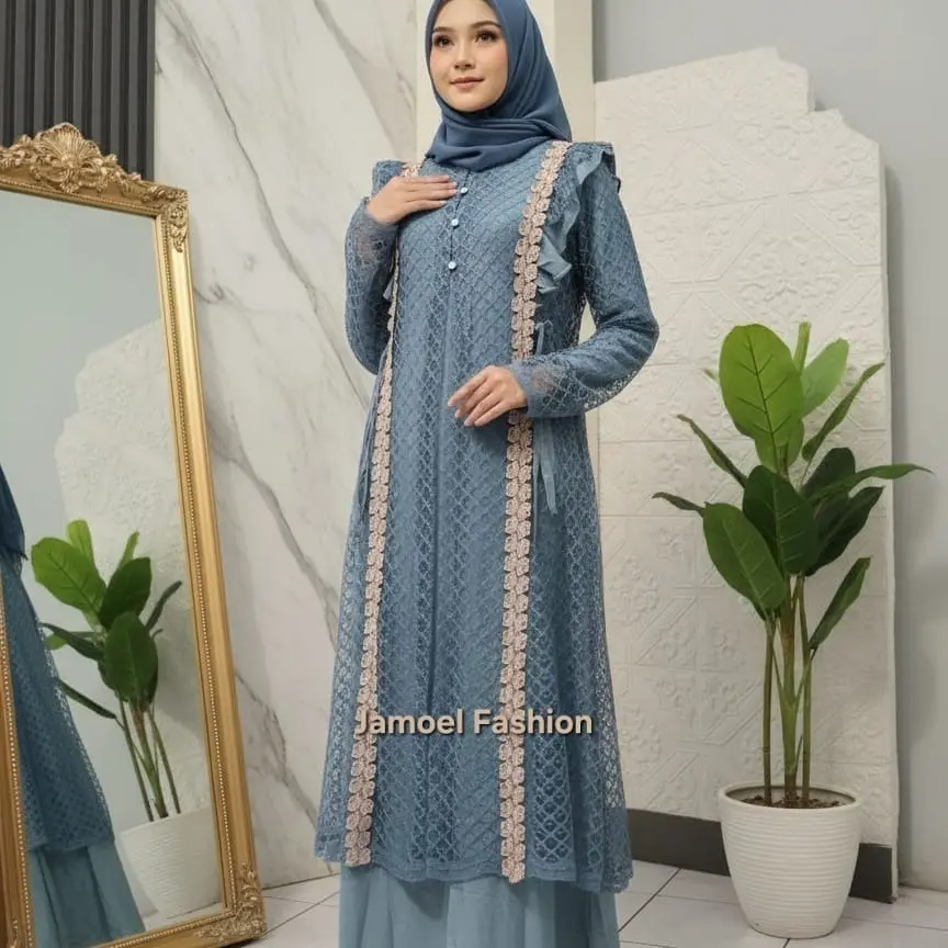 Gamis Saja Denim